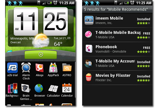 Mobile AppPack for Android caught in the wild | HTC Source