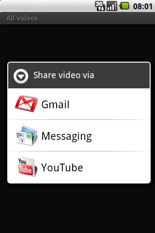 Android Youtube Share