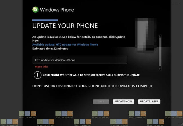 windows phone 7 update. the Windows Phone 7 OS,
