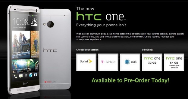 HTC One carriers