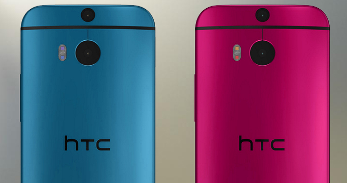 Pink and blue may soon join the HTC One (M8) color party