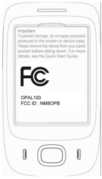 HTC Opal hits FCC