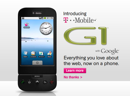 T-Mobile G1 launches