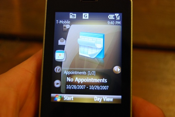 T-Mobile Shadow User Interface T-Mobile Shadow User Interface
