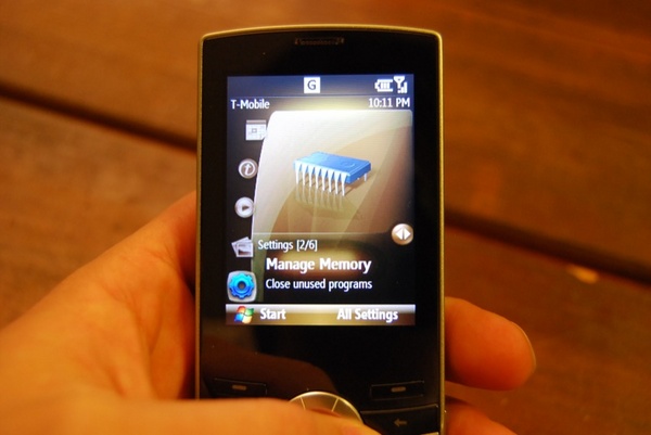 T-Mobile Shadow User Interface T-Mobile Shadow User Interface