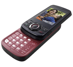HTC T-Mobile Shadow black burgundy keyboard