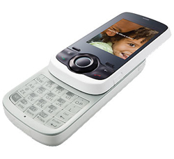HTC T-Mobile Shadow white mint keyboard