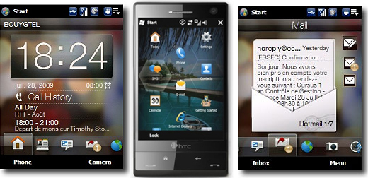 HTC Mega with new HTC Snese UI for WM