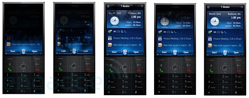 New today screen interface on windows mobile 7 New today screen interface on windows mobile 7
