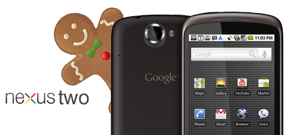 HTC Nexus Two with Gingerbread