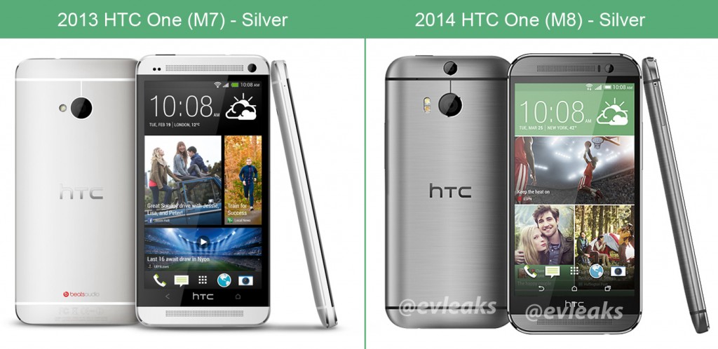 htc-one-2013-versus-2014-silver